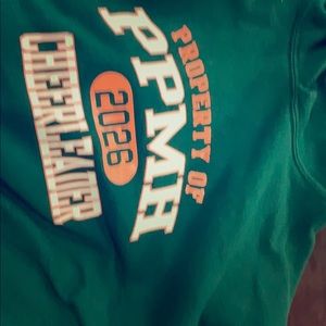 Green cheerleader ppmh hoodie